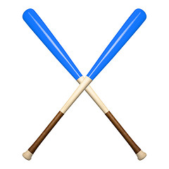 Image showing baseball bats