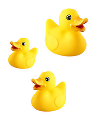 Image showing Rubber ducks