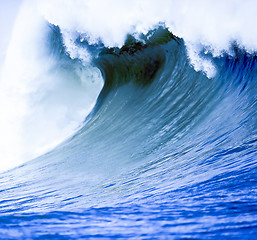 Image showing Blue Ocean Wave