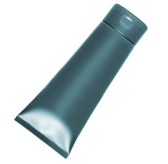 Image showing Blue tube for cream