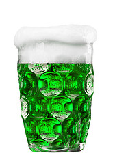 Image showing Green beer