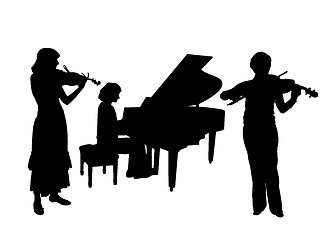 Image showing Concerto for two violins and piano