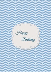 Image showing Decorative birthday label