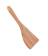 Image showing Bamboo Spoon isolated 