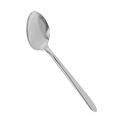 Image showing steel spoon isolated