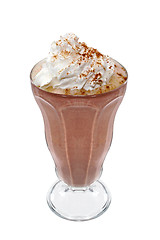 Image showing  milkshake on white