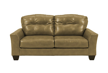 Image showing brown sofa