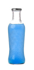 Image showing glass with blue cocktail