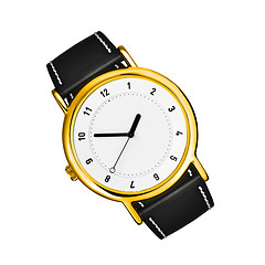 Image showing Golden watch