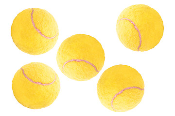 Image showing Tennis ball isolated