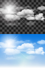 Image showing Blue sky with clouds.