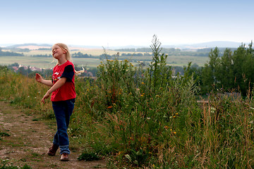 Image showing Evening walk