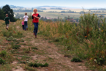 Image showing Evening walk