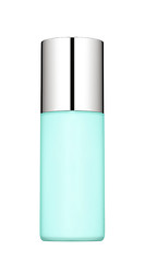 Image showing Blue nail polish isolated 