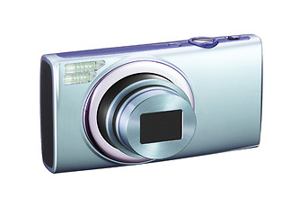 Image showing Photocamera on white background