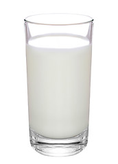 Image showing glass of milk isolated