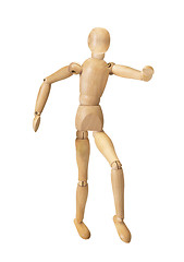 Image showing wooden figure mannequin