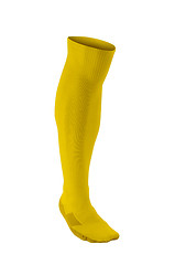 Image showing yellow soccer sock
