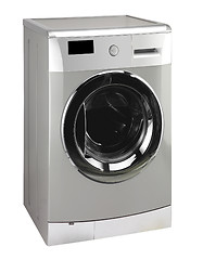 Image showing Closed washing machine 