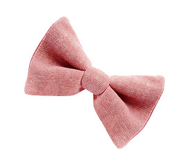 Image showing red bow tie isolated