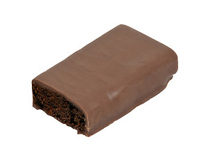 Image showing Chocolate covered bar isolated