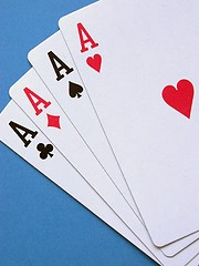 Image showing Four Aces