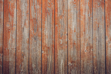 Image showing Grunge red planks with texture