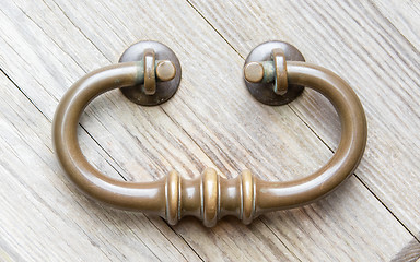 Image showing Old door knocker