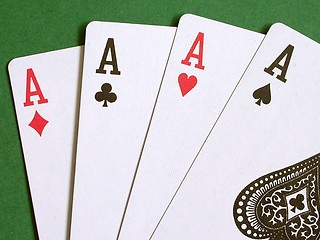 Image showing Four Aces