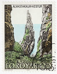 Image showing Faroese Landscape Stamp