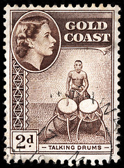 Image showing Talking Drums Stamp