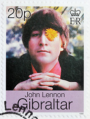 Image showing Lennon Postal Stamp