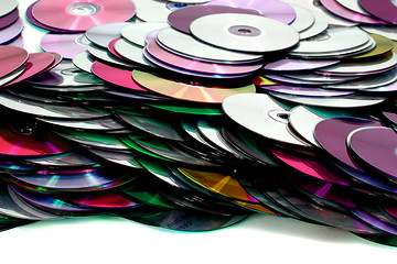 Image showing cd and dvd background