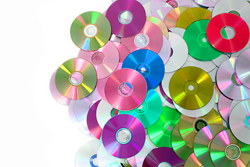 Image showing CD and DVD background