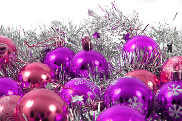 Image showing christmas balls decoration