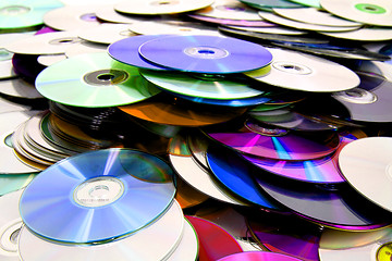 Image showing cd and dvd background