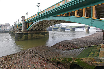 Image showing Southwark Bridge London