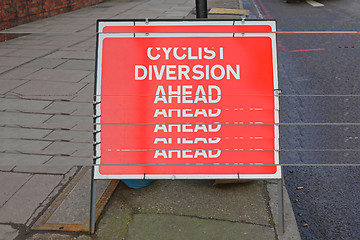 Image showing Diversion Sign