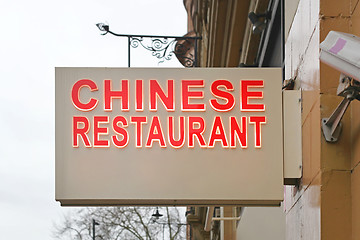 Image showing Chinese Restaurant Sign