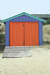 Image showing Beach Huts in Melbourne, Australia