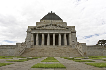 Image showing Remembrance War Building in Melbourne 