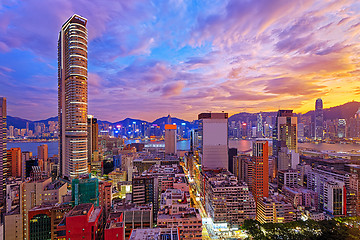 Image showing Hong Kong skyline