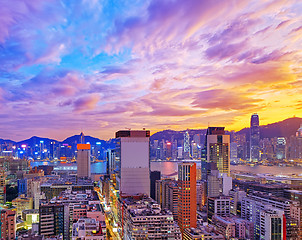 Image showing Hong Kong skyline