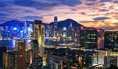 Image showing Hong Kong skyline