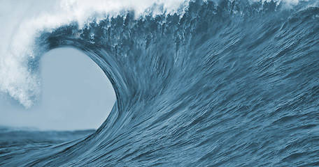 Image showing Blue Ocean Wave