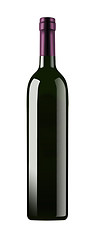 Image showing Red wine bottle
