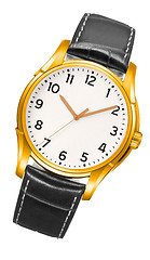 Image showing modern watch isolated