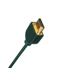 Image showing tech cable with plug isolated 