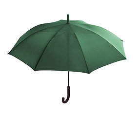 Image showing green umbrella