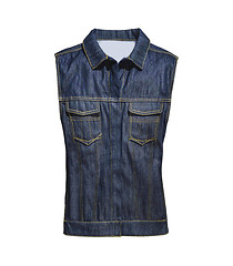 Image showing blue vest isolated